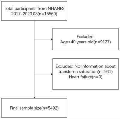Association between serum transferrin saturation levels and heart failure in adults aged ≥40 years: a cross-sectional study based on NHANES (2017-2020.03)